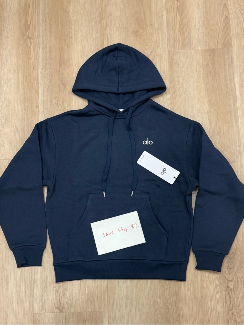 Alo Yoga Navy Blue Accolade Hoodie